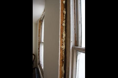 Internal wall insulation